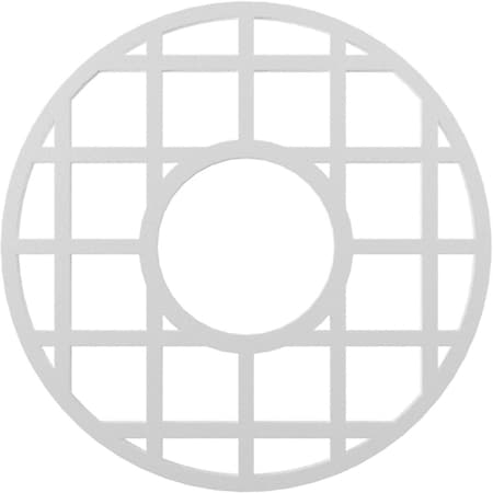 Ekena Millwork O'Neal Architectural Grade PVC Pierced Ceiling Medallion, 22"OD x 8"ID x 3/4"P CMPP22ON